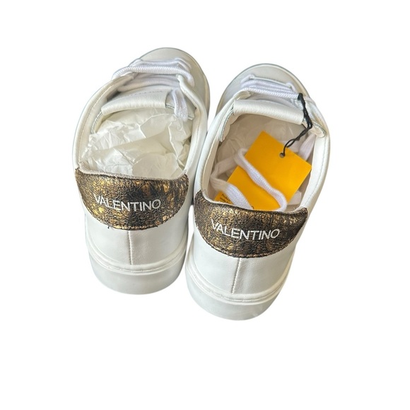 Valentino White Leather Sneakers size 38 - Picture 5 of 11